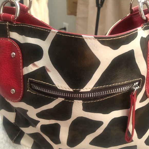 Cow fashion leather hand bag - Picture 4 of 11